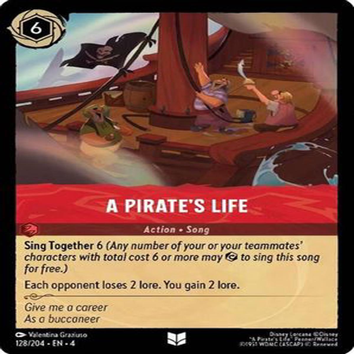 A Pirate's Life 128/204 - Uncommon - Cold Foil