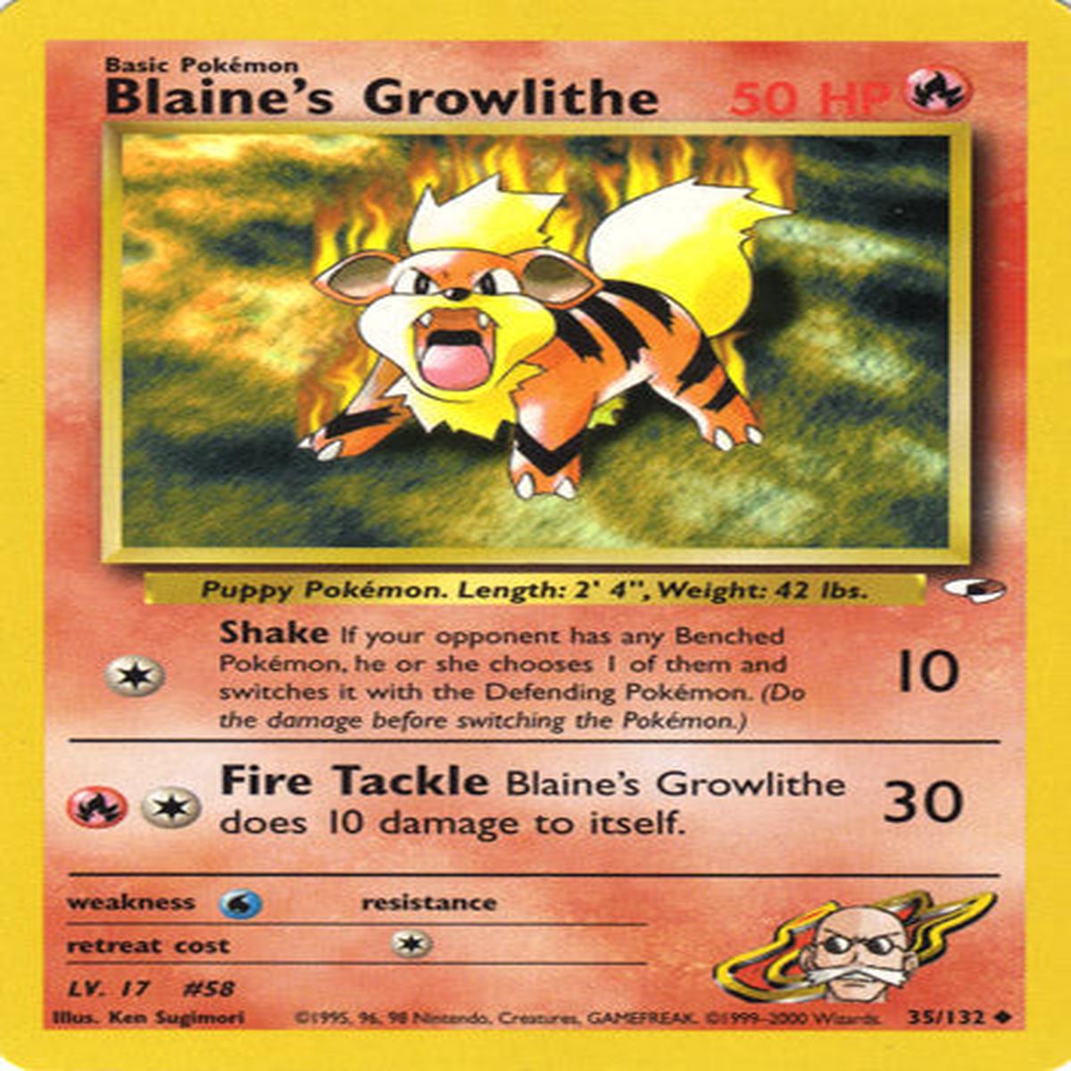 Blaine's Growlithe 35/132