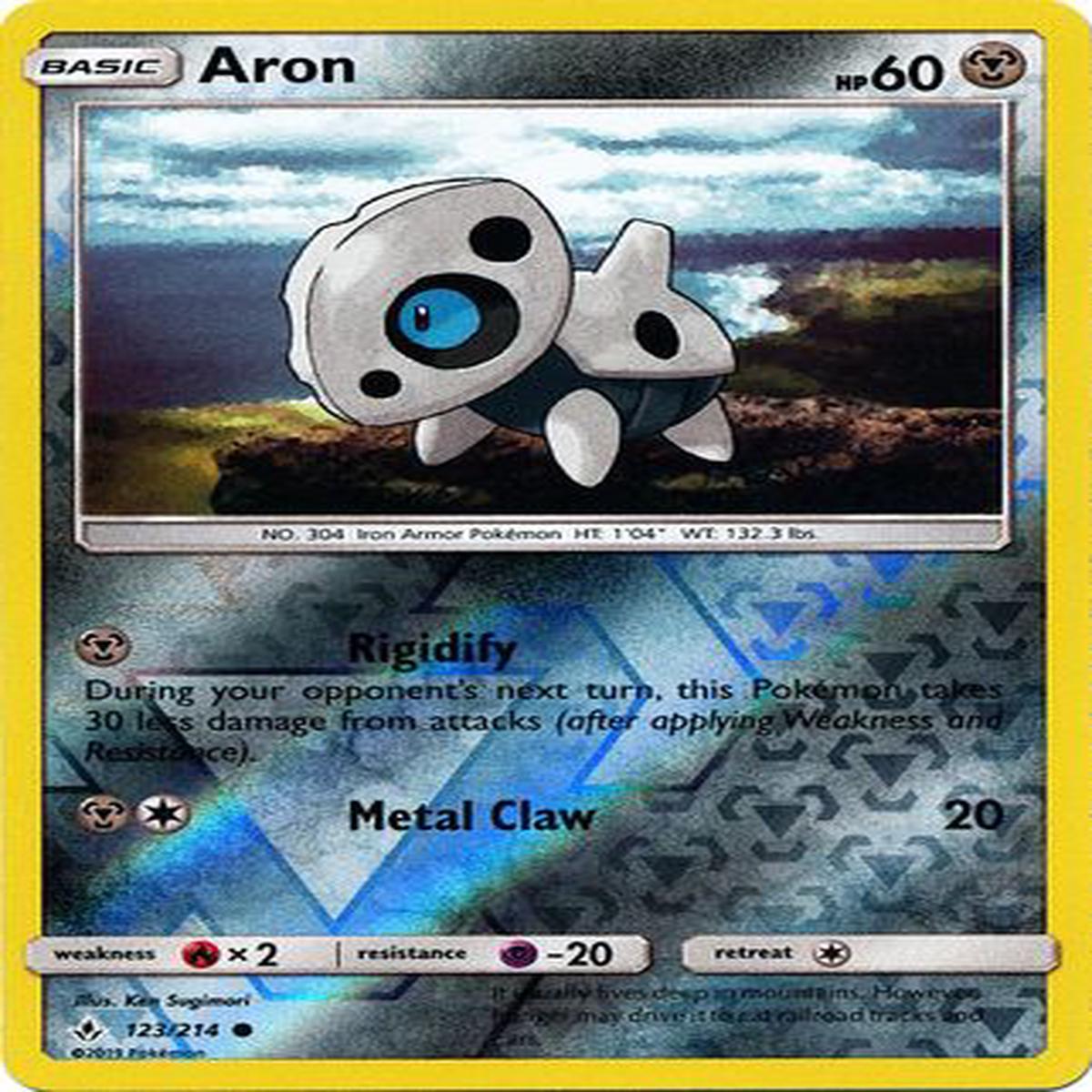 Aron 123/214 - Reverse Holo