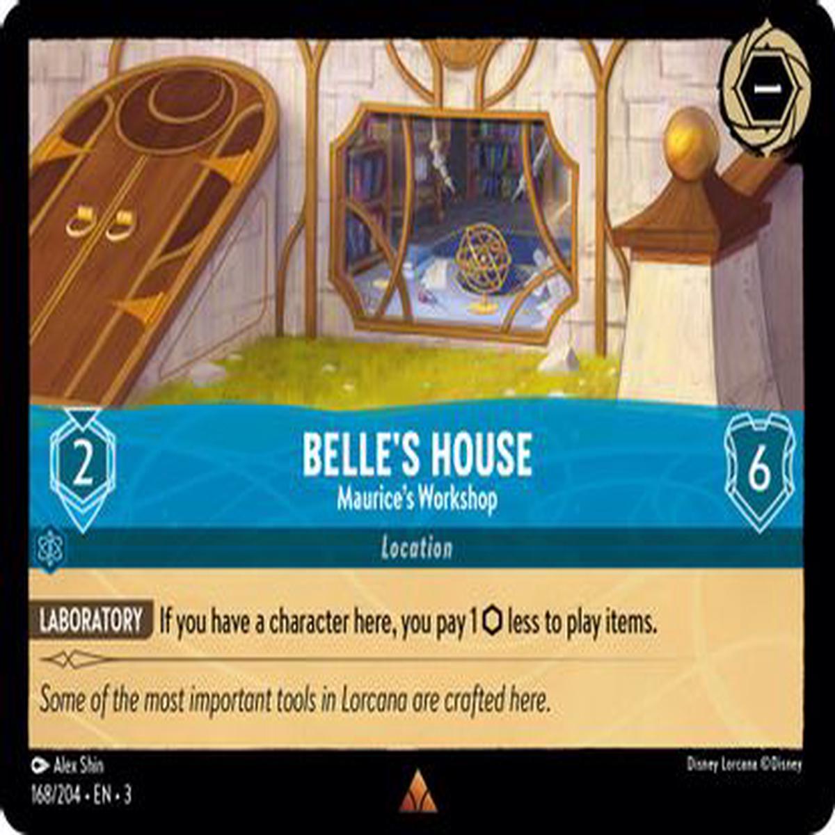 Belle's House - Maurice's Workshop 168/204 - Rare - Cold Foil