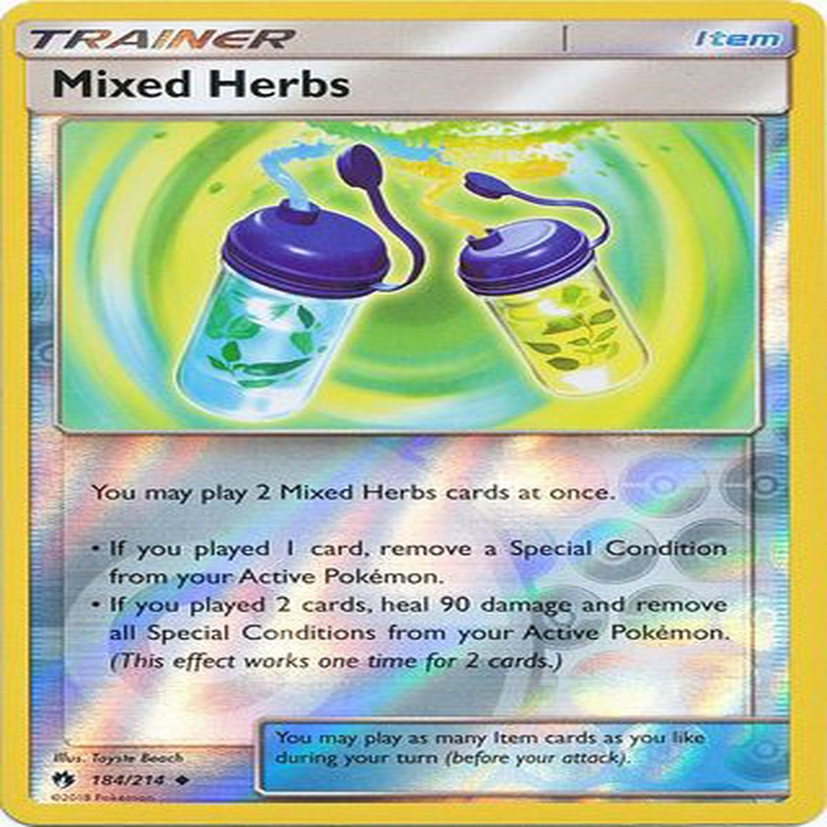 Mixed Herbs 184/214 - Reverse Holo