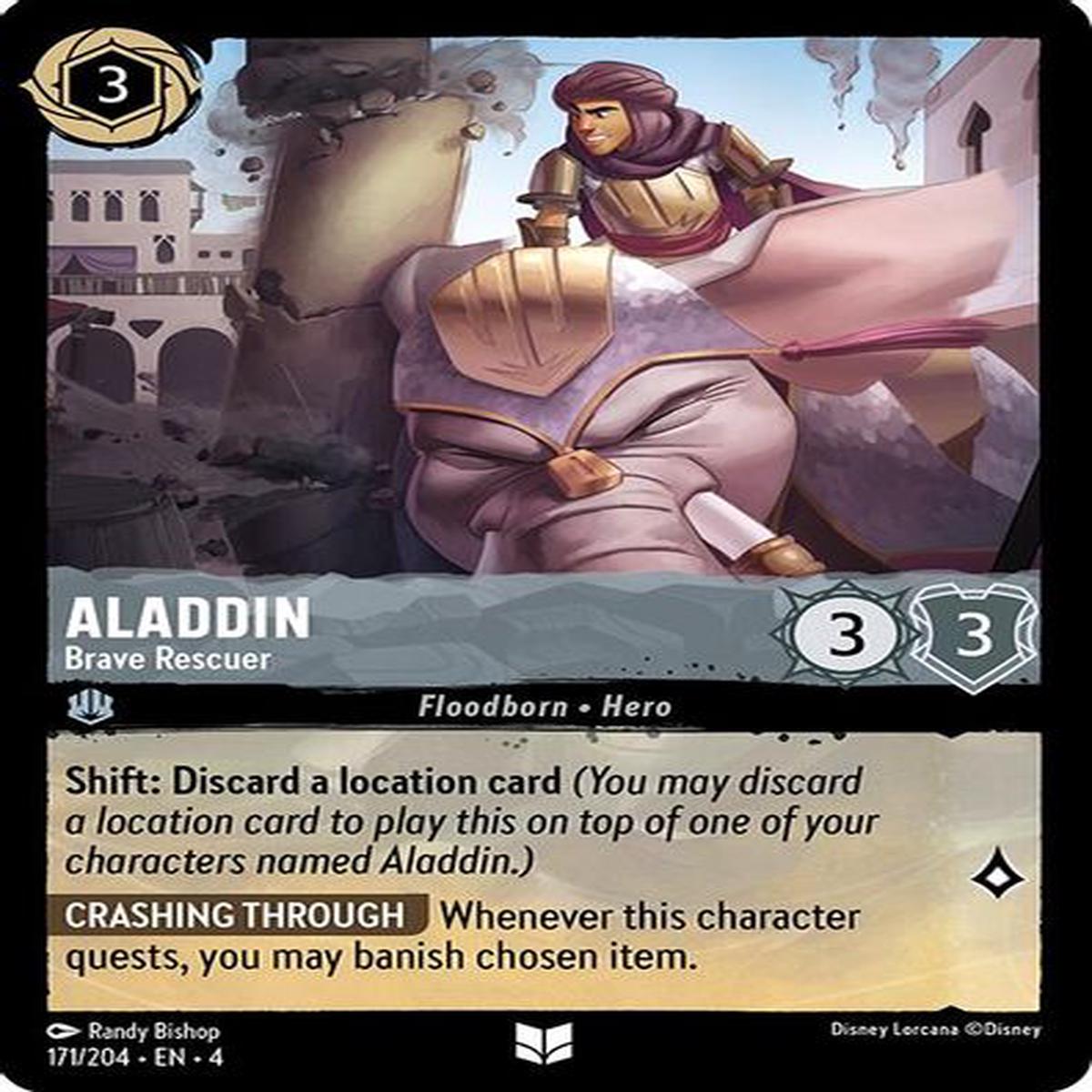 Aladdin - Brave Rescuer 171/204 - Uncommon