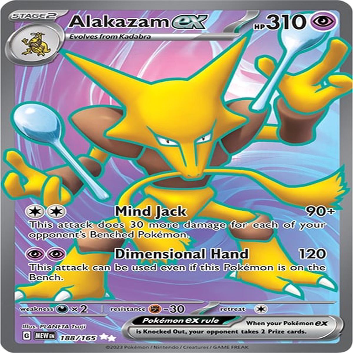 Alakazam ex - 188/165 - Ultra Rare (Espaol)