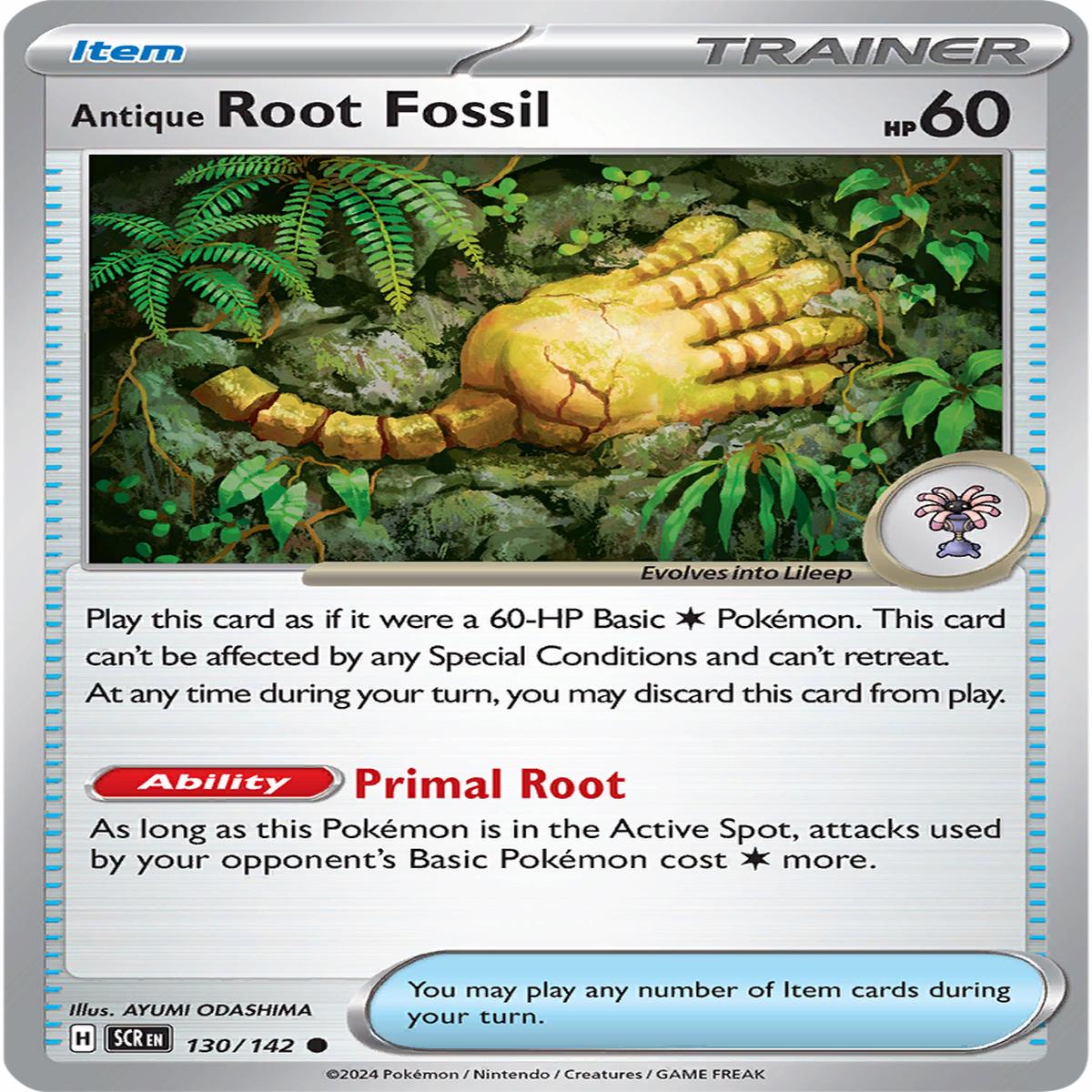Antique Root Fossil 130/142 - Common