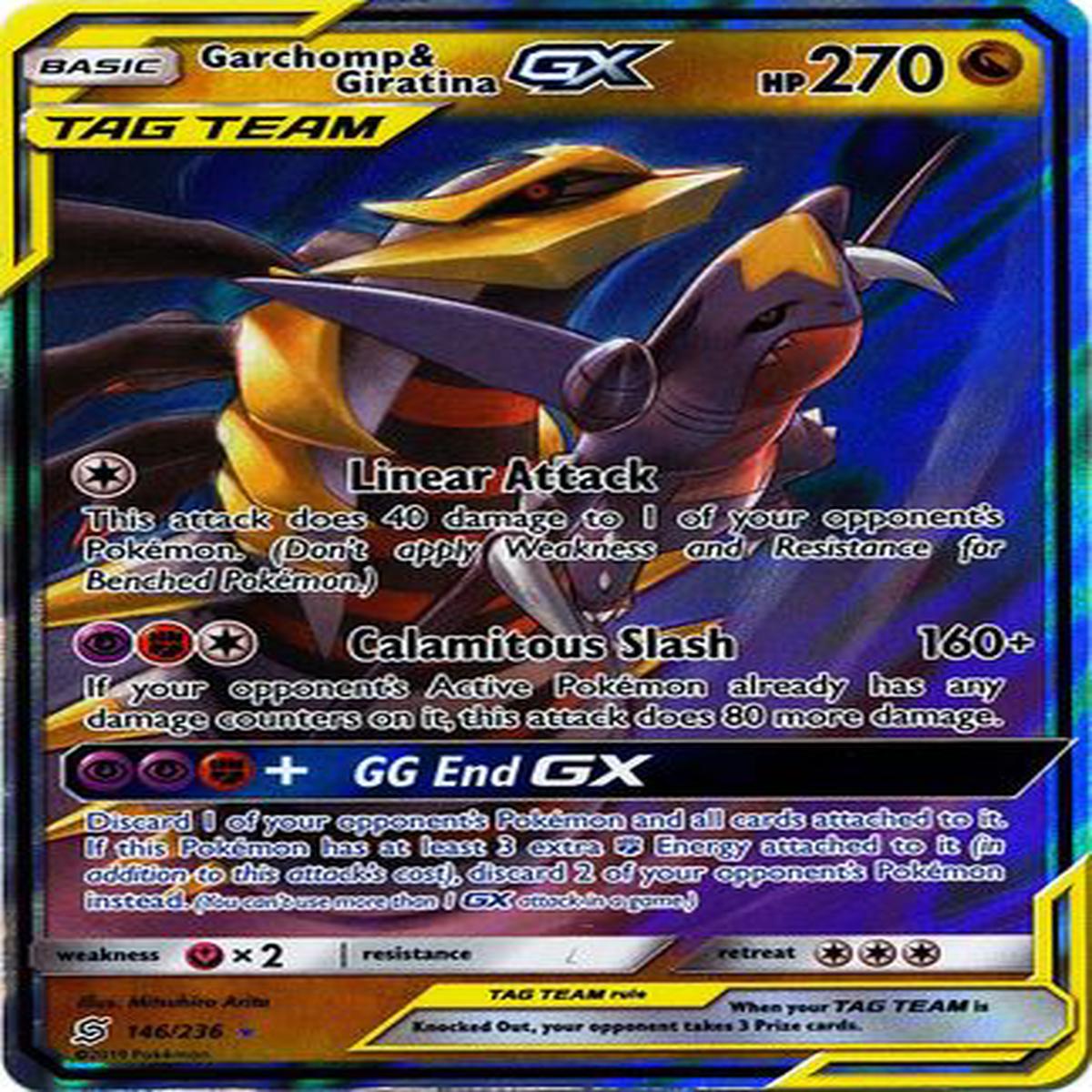 (Japones) Garchomp & GiratinaTag Team GX 146/236