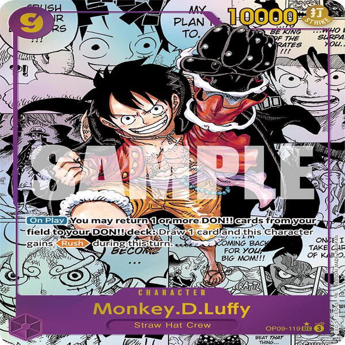 Monkey.D.Luffy - OP09-119 - Super Parallel - Manga Rare
