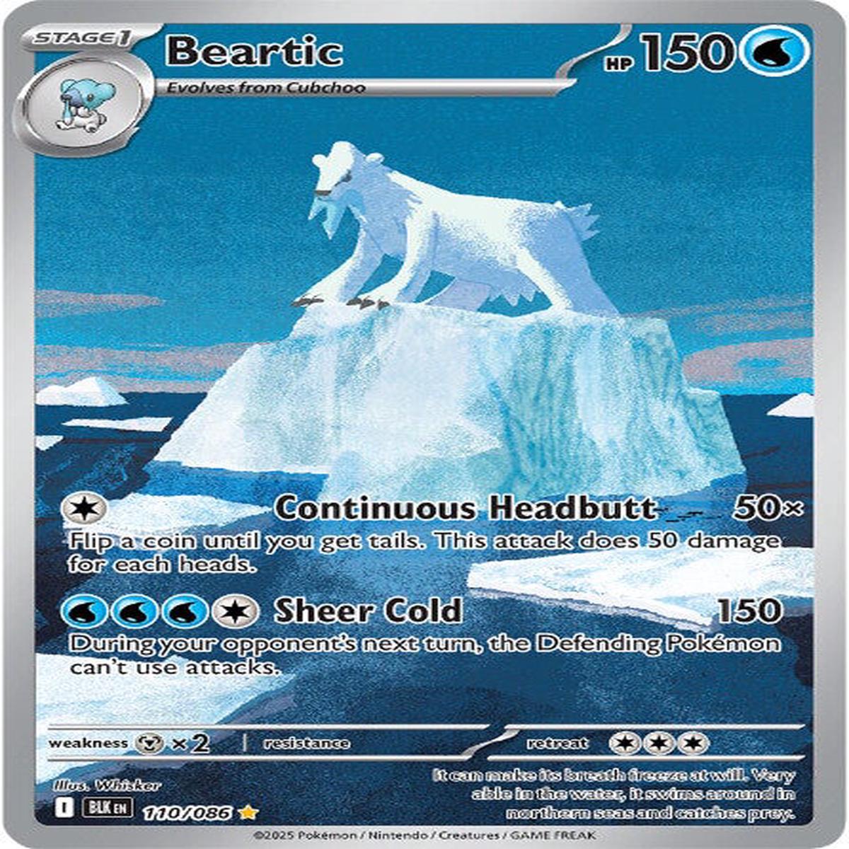 Beartic 110/086 - Illustration Rare