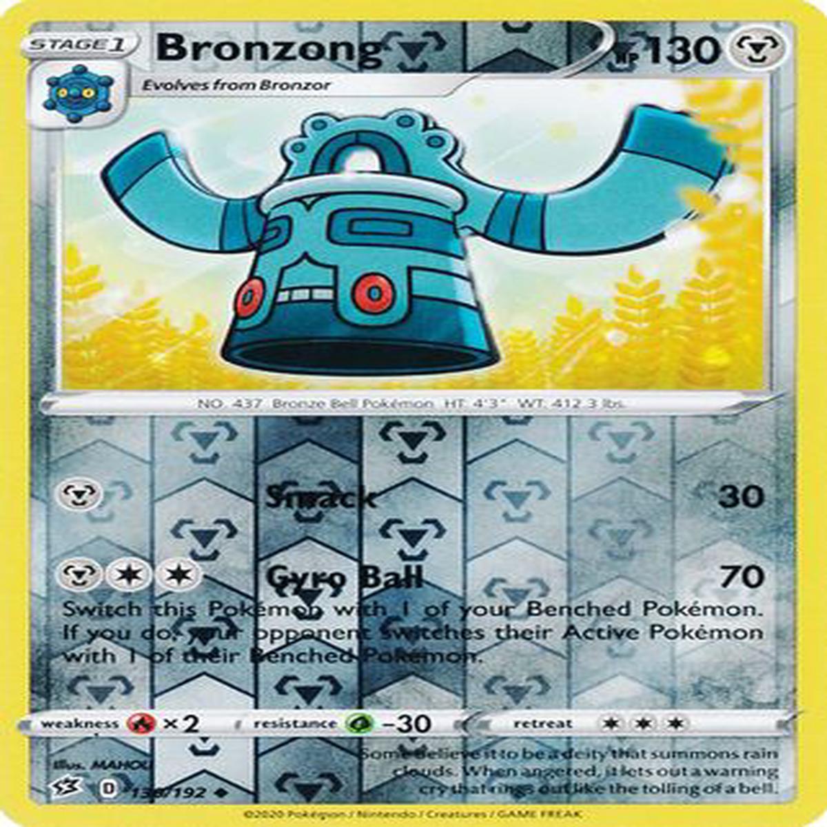 Bronzong 130/192 - Reverse Holo