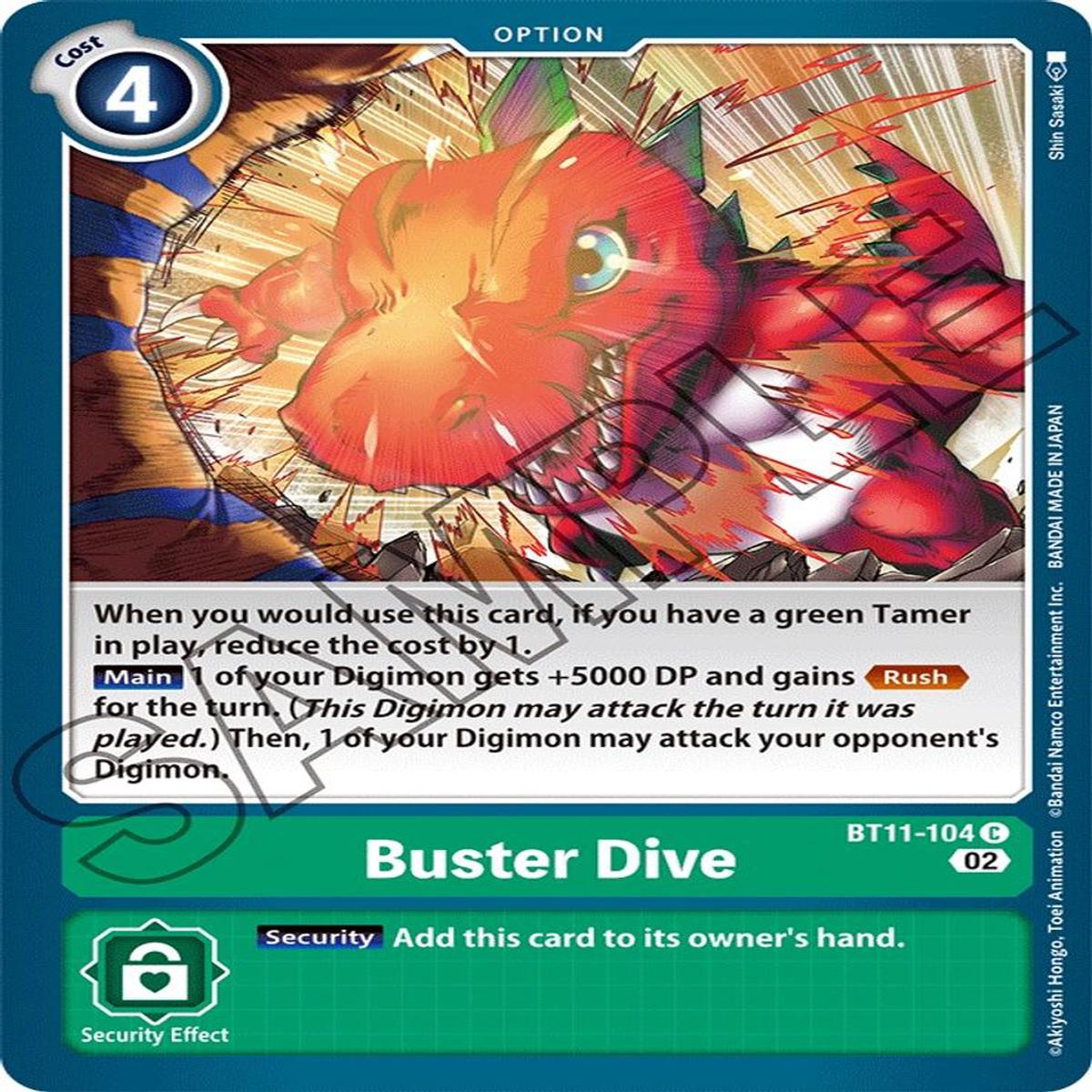 Buster Dive BT11-104 Holo