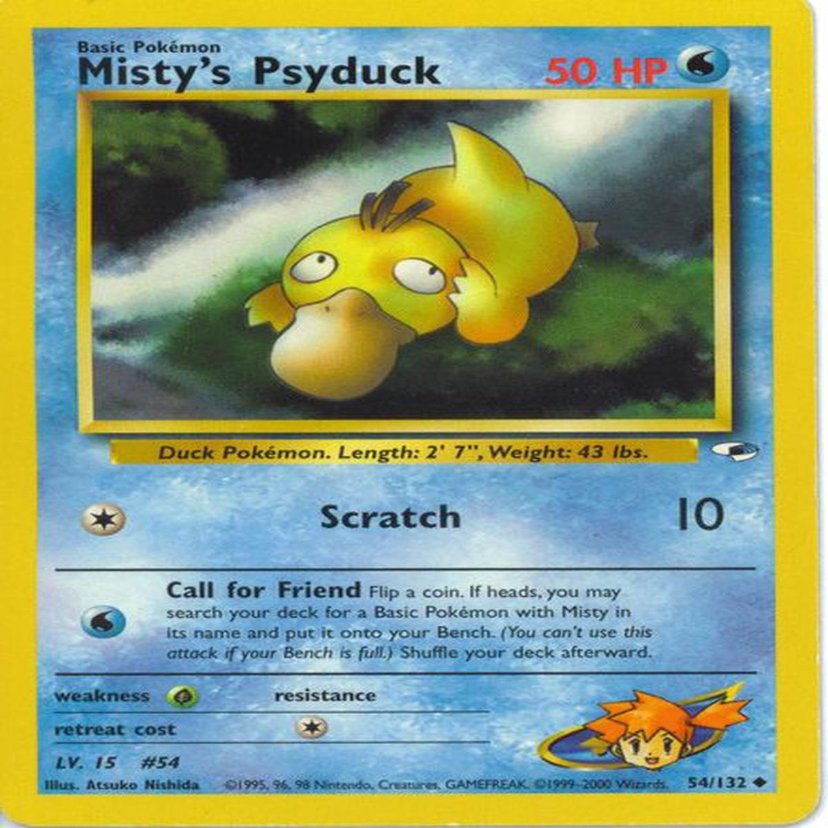 Misty's Psyduck 54/132