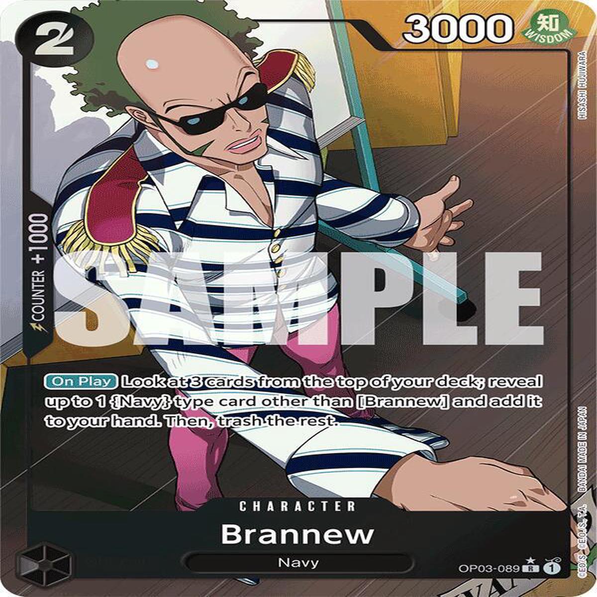 Brannew - OP03-089 - Full Art - Rare