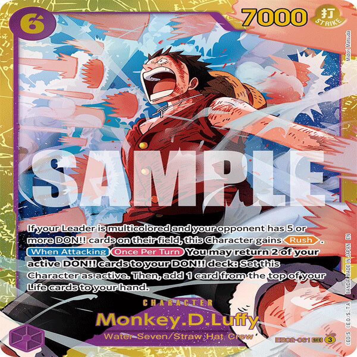 Monkey D Luffy EB02-001 (Subasta)
