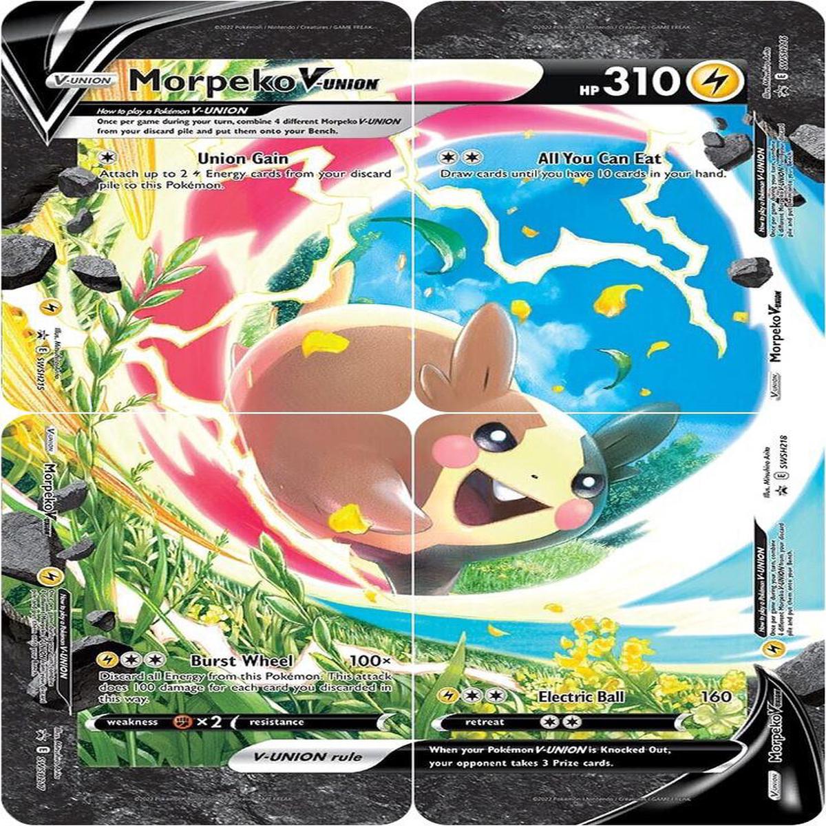 Morpeko V-UNION SWSH215-218 (Set de 4)