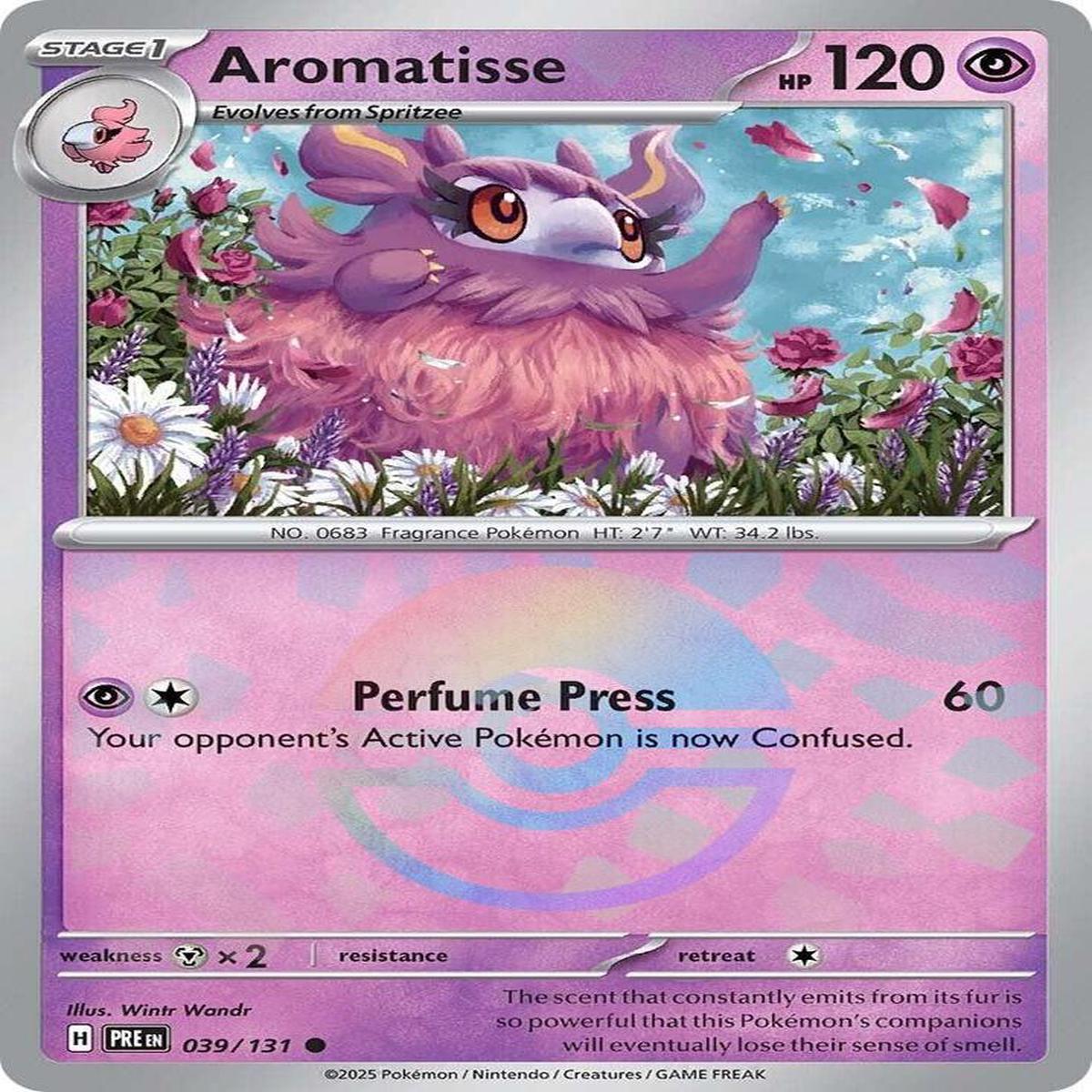 Aromatisse 039/131 - Common - Holo (Poke Ball Pattern)