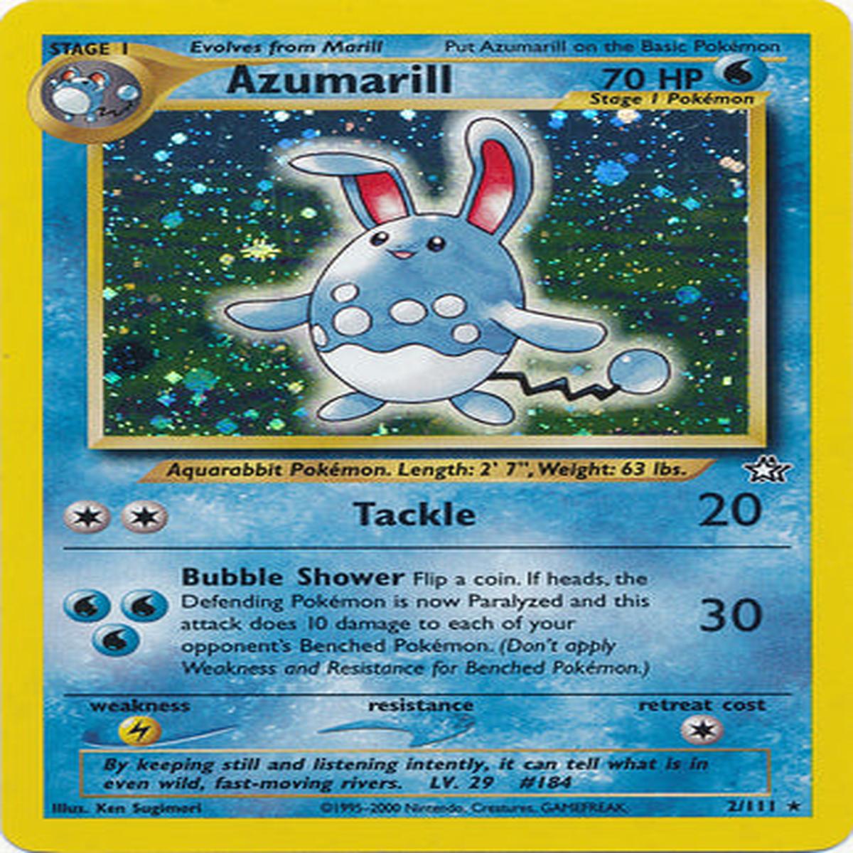 Azumarill 2/111 - Holo - Near Mint