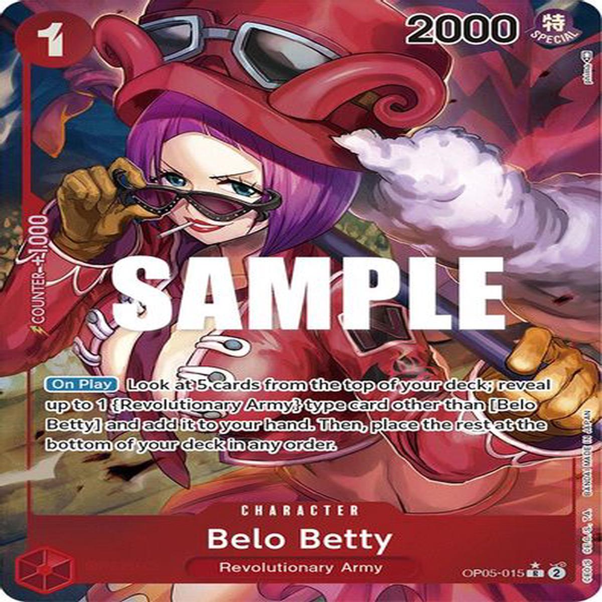 Belo Betty (Alternate Art) OP05-015 - Rare