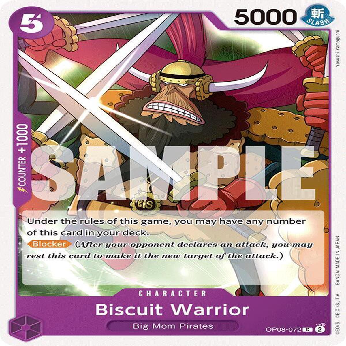Biscuit Warrior OP08-072 Common