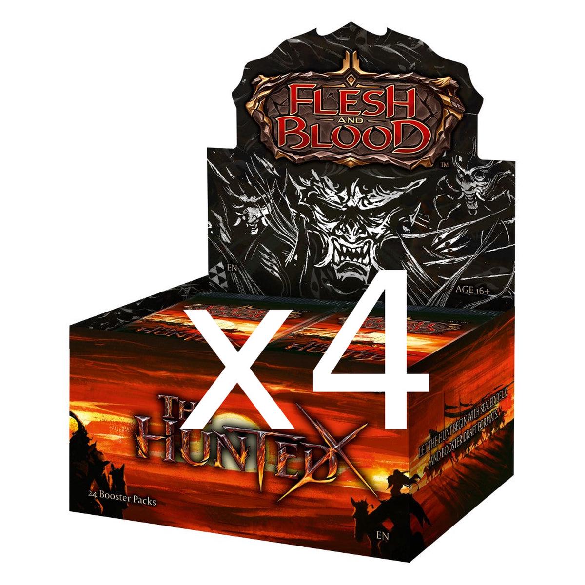 Flesh and Blood TCG - The Hunted Booster Box x4