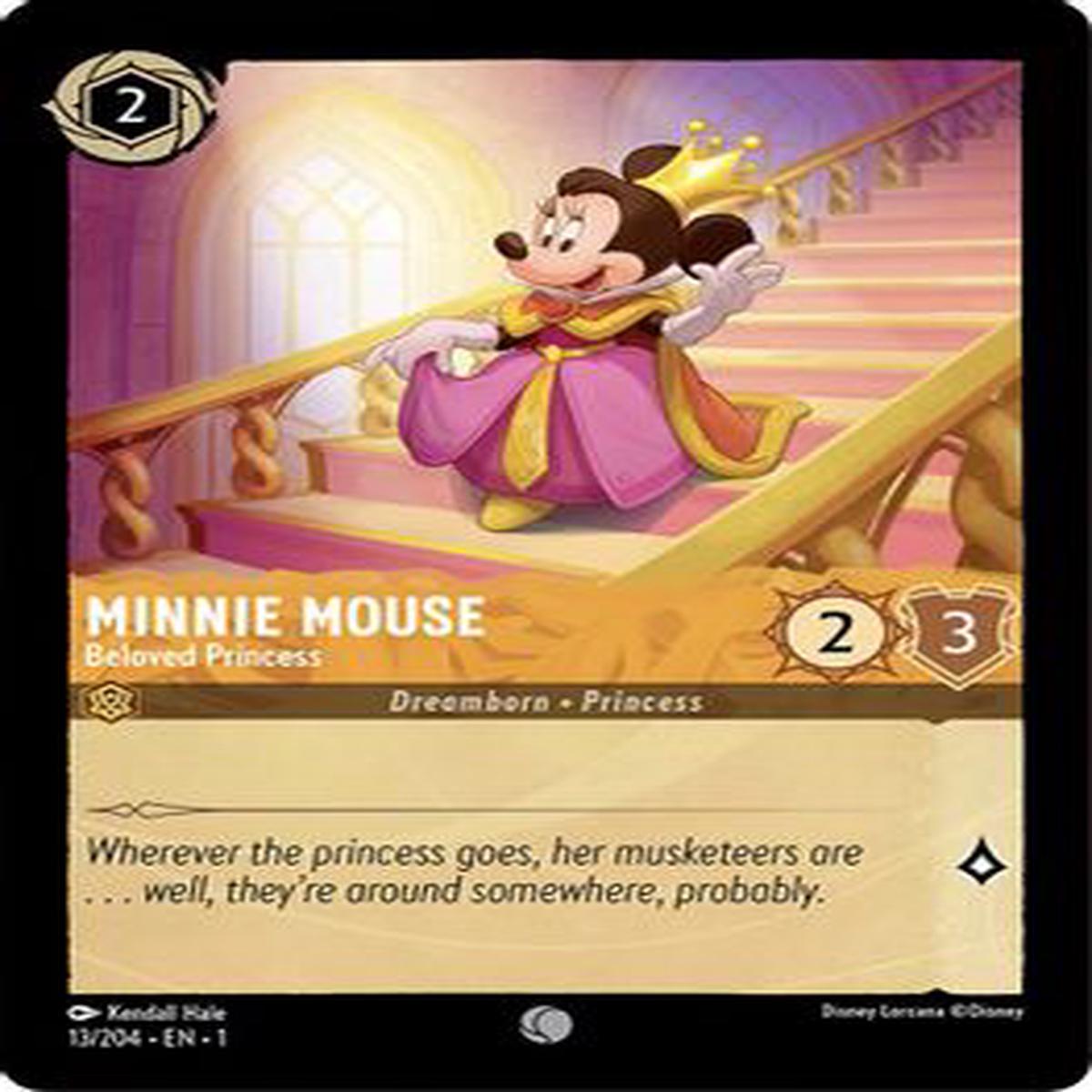 Minnie Mouse - Beloved Princess - Common - 13/204 - Cold Foil