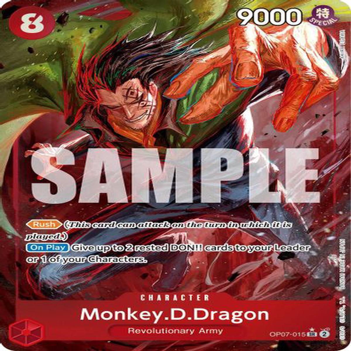 Monkey.D.Dragon (Parallel) OP07-015 - Super Rare