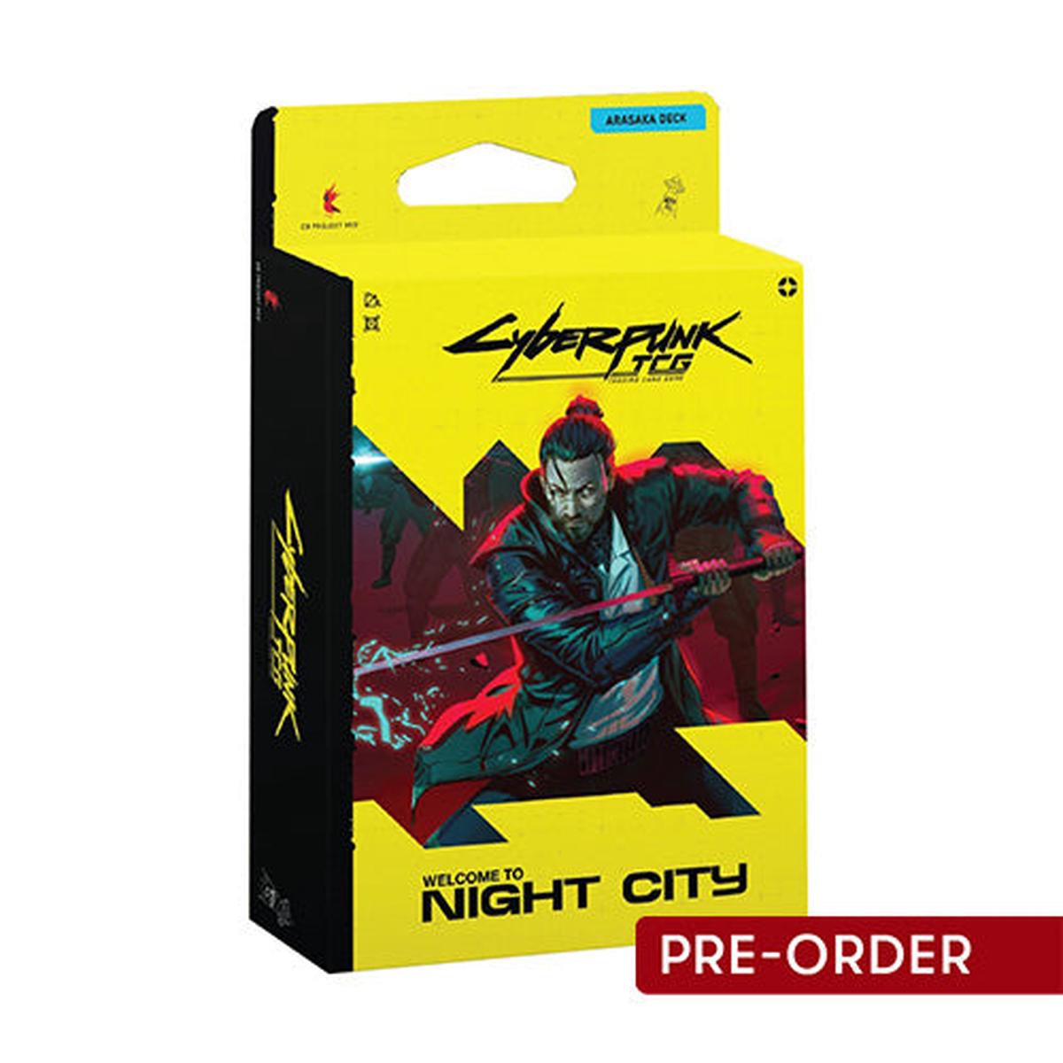 Cyberpunk TCG Welcome to Night City Embracing Power Starter Deck