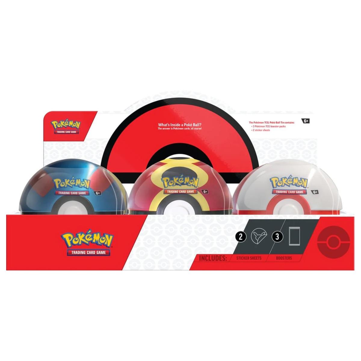 Pokmon 2025 Q4 Poke Ball Tin Display
