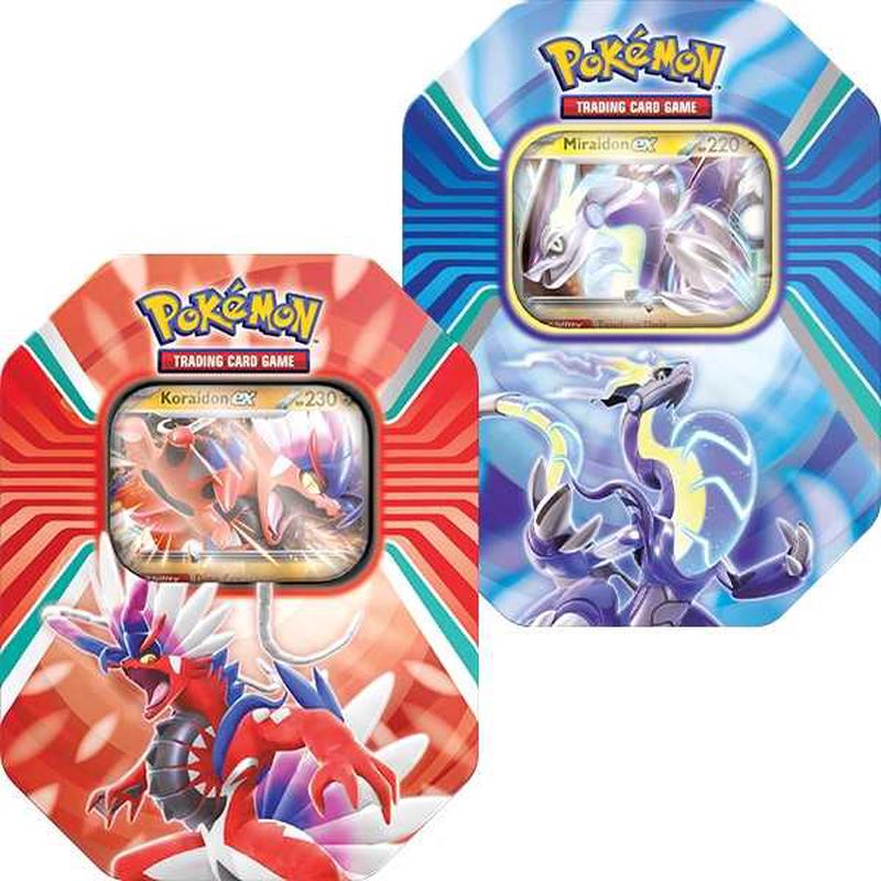 Pokmon TCG: Paldea Legends Tin (Koraidon/Miraidon)