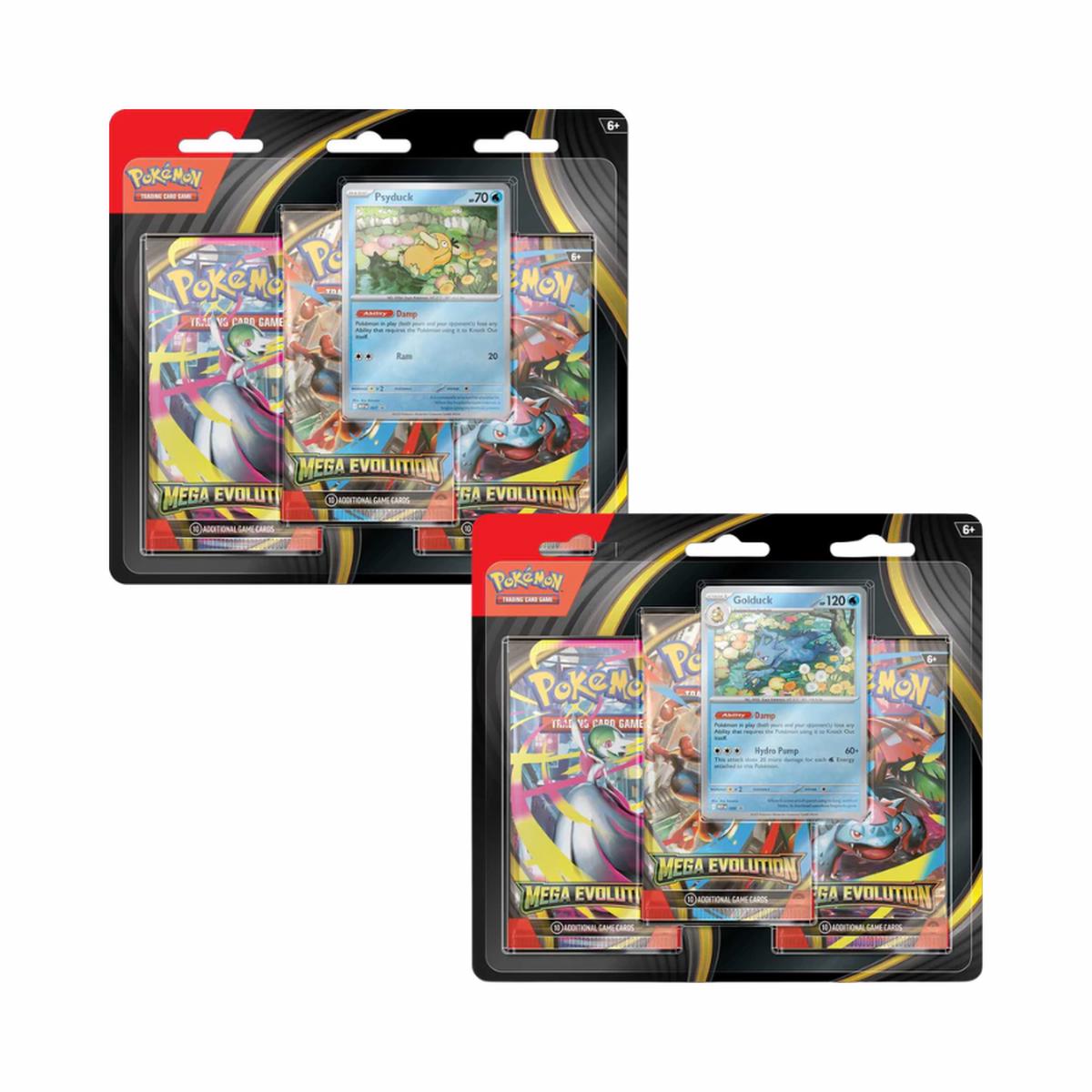 Pokemon TCG Mega Evolution 01 3 Packs Blister (1 Random)