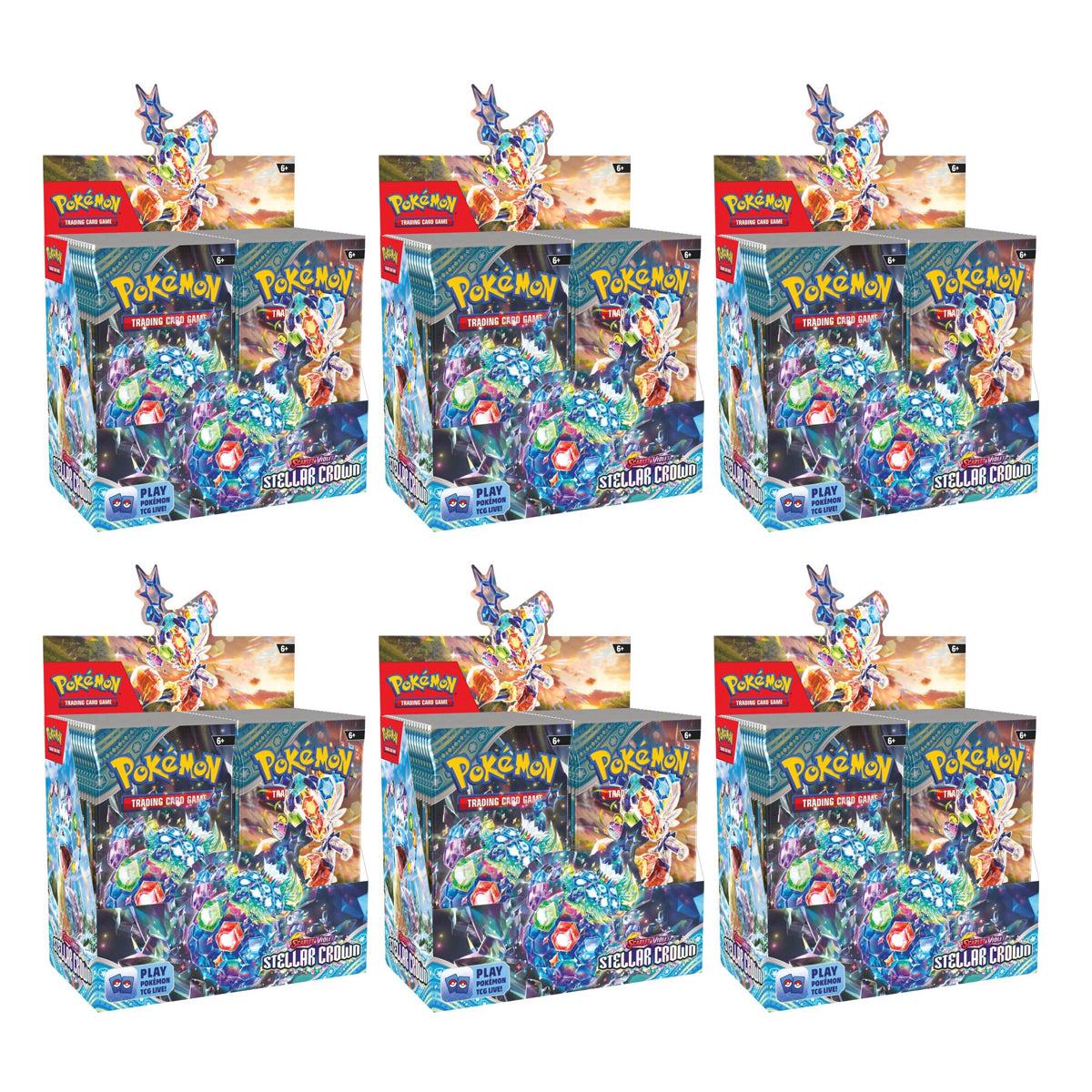 Scarlet & Violet Stellar Crown Booster Box X 6 POKEMON TCG