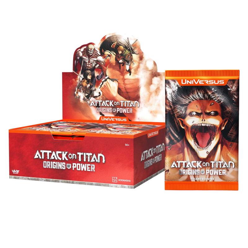 Universus: Attack on Titan: Origins of Power Booster Display