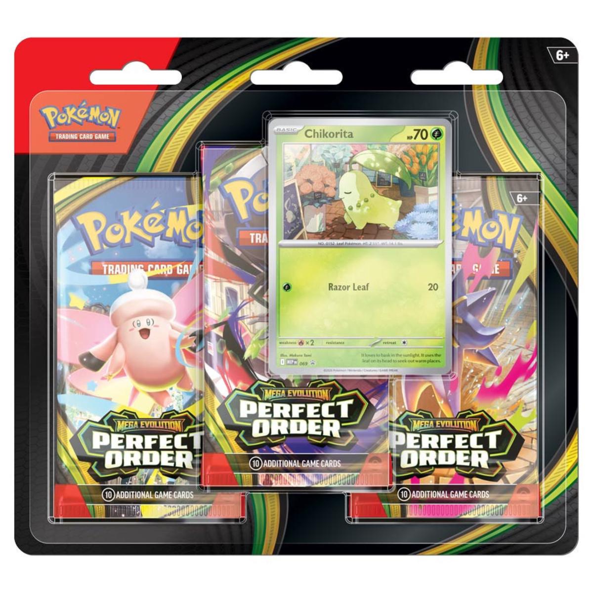 Pokmon TCG: Mega Evolutions 3 Perfect Order 3-Pack Blister