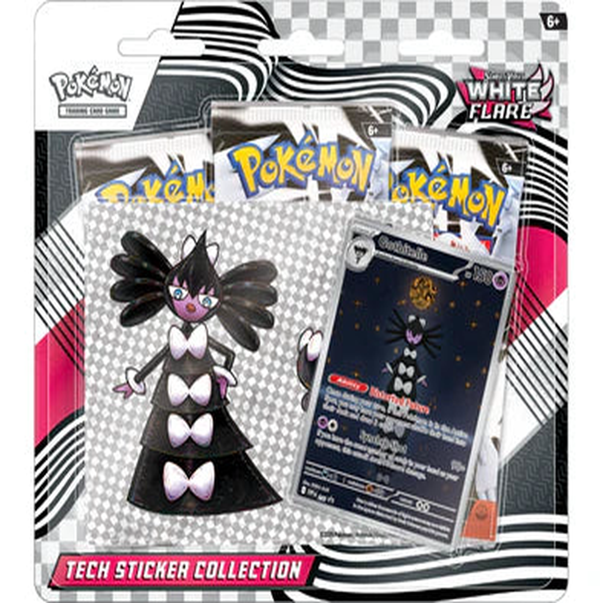 Black Bolt / White Flare Tech Sticker Collections