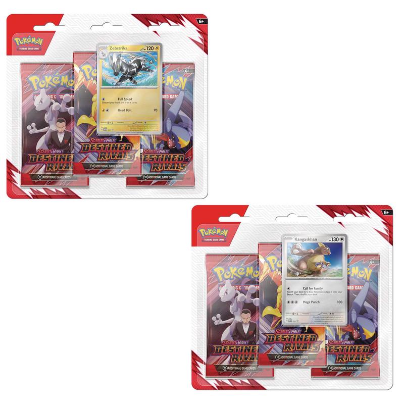 Pokmon TCG: Scarlet & Violet 10 - Destined Rivals - 3-Pack Blister CDU