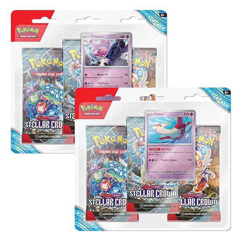 Pokmon TCG: Scarlet & Violet 7 - Stellar Crown - 3-Pack