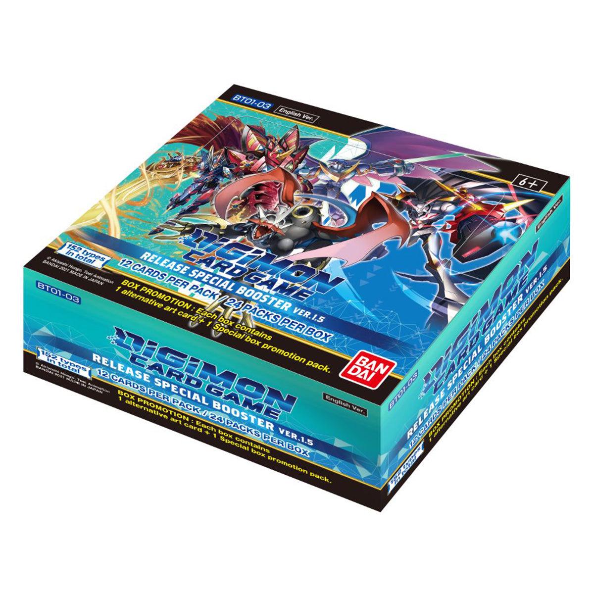 Series 01 Special Booster Box Version 1.5 Digimon Card Game