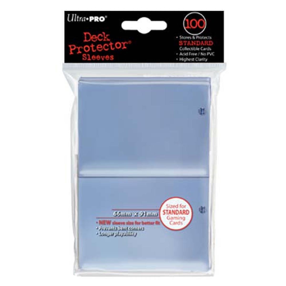 Ultra PRO - Solid Clear Deck Protectors - 100 Sleeves - Default Title