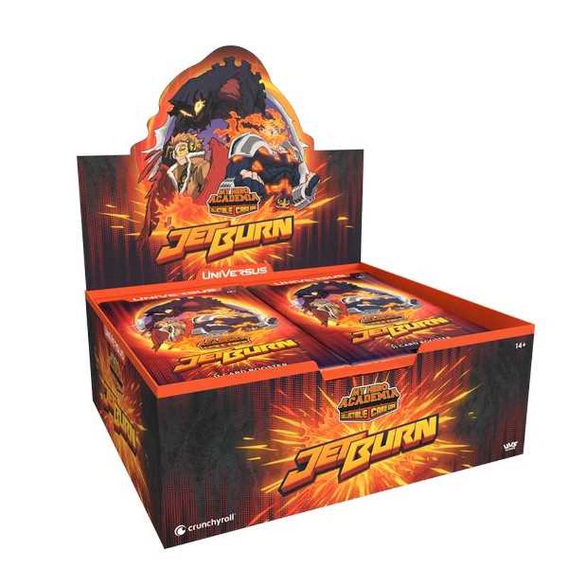 Universus: My Hero Academia CCG: Jet Burn Booster Display