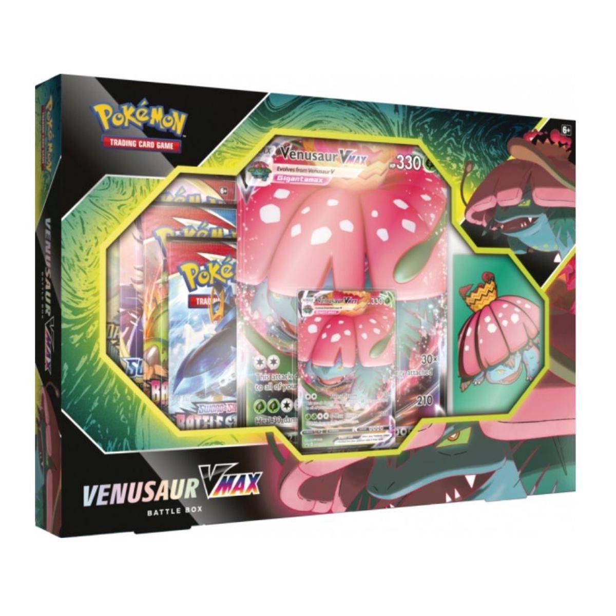 Pokmon TCG: Venusaur VMAX or Blastoise VMAX Battle Box