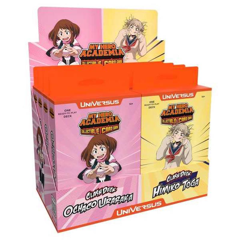 Universus: My Hero Academia CCG: Jet Burn Clash Deck Display
