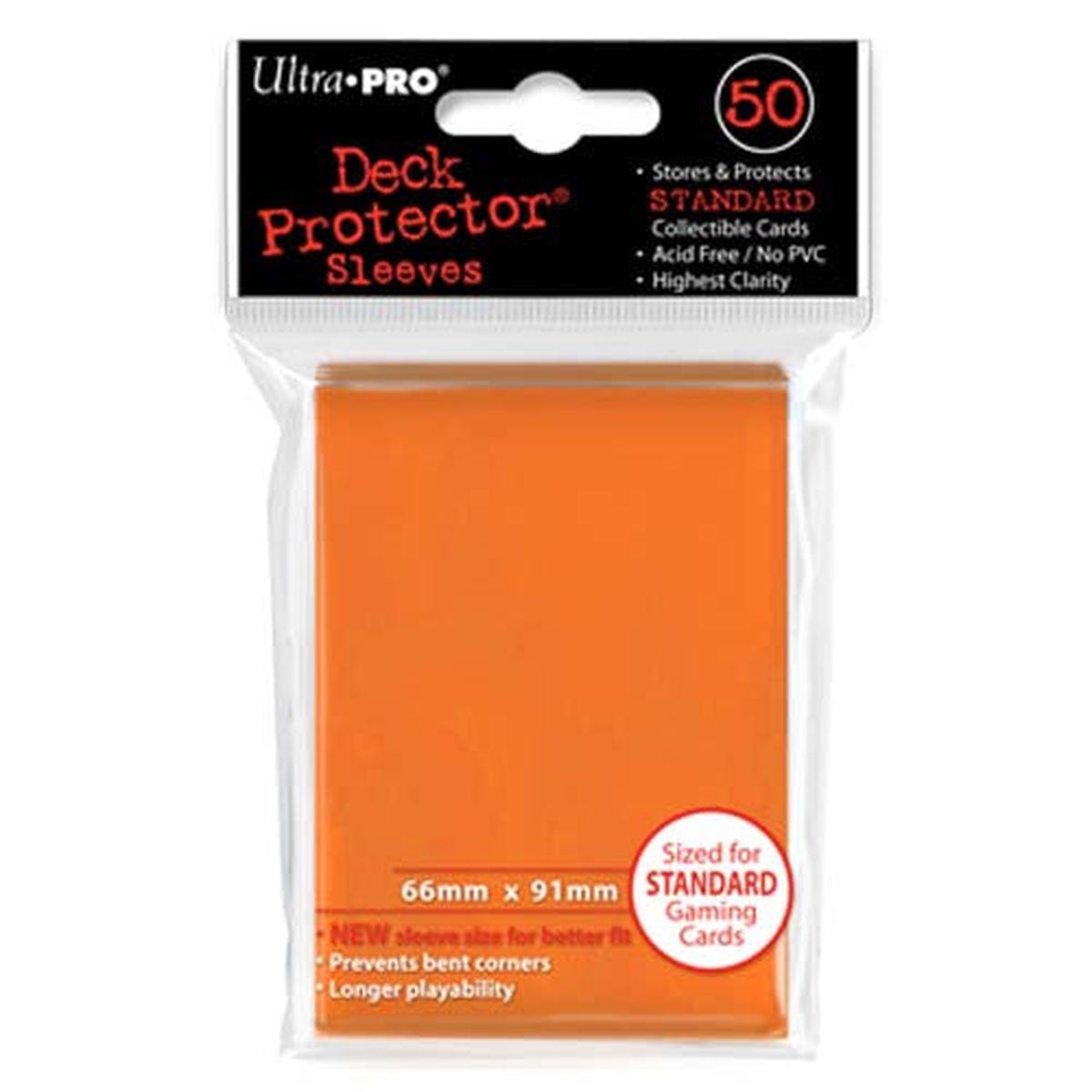 Ultra PRO - Solid Orange Deck Protectors - 50 Sleeves - Default Title