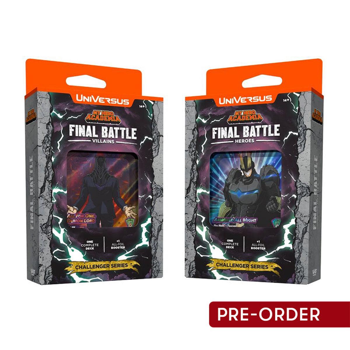 UniVersus Challenger Series Display My Hero Academia Final Battle (Pair)