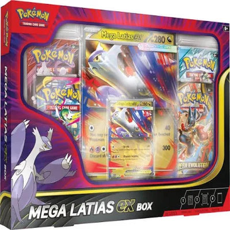 Pokmon Mega Latias EX box (includes a 3d card)