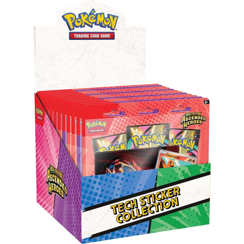 Pokmon TCG: Mega Evolution Ascended Heroes - Tech Sticker Collection - Assorted Display