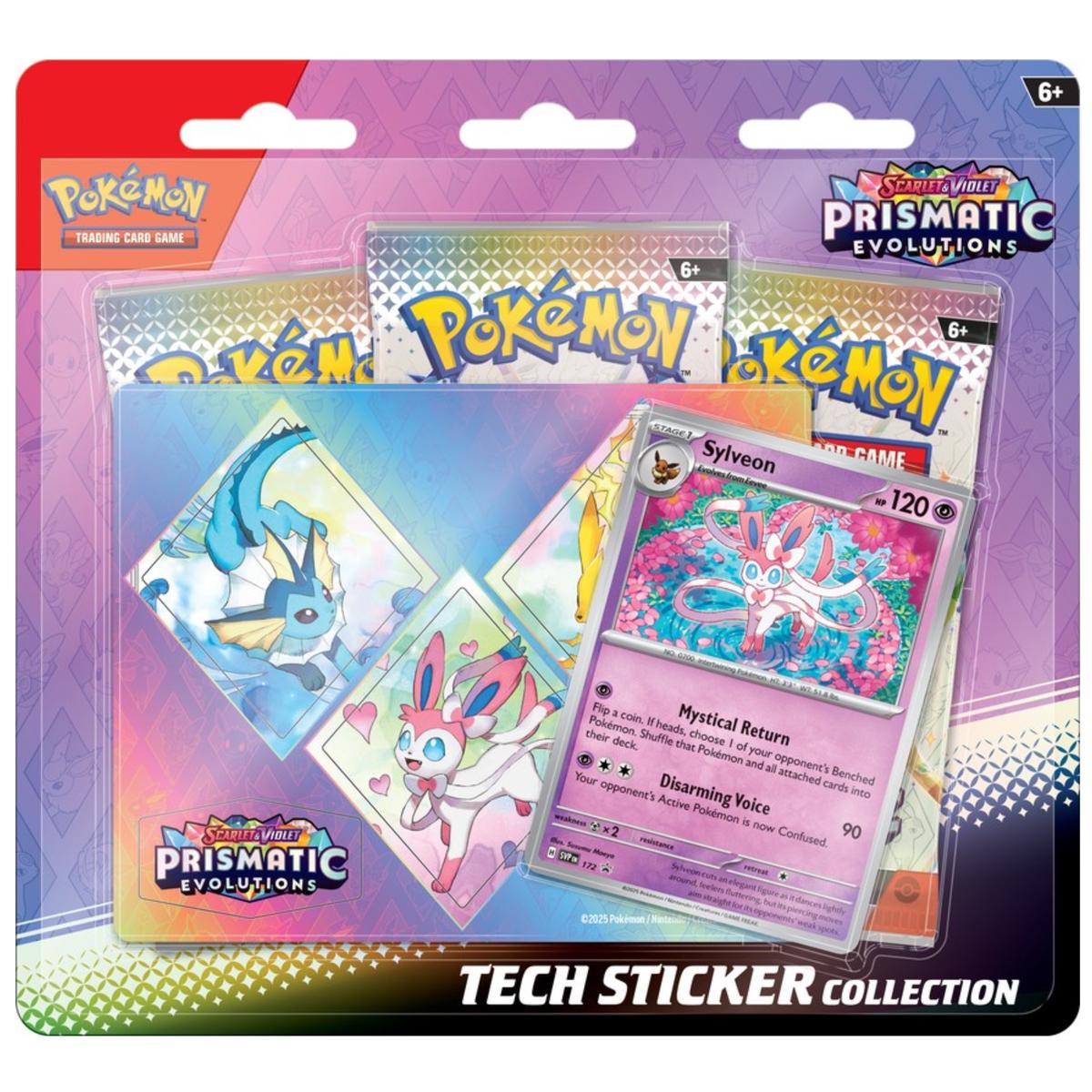 Pokemon TCG: Scarlet and Violet 8.5 Prismatic Evolutions Tech Sticker Collection (Sylveon)