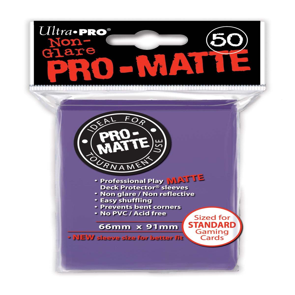 Ultra PRO - Pro-Matte Purple Deck Protectors - 50 Sleeves - Default Title
