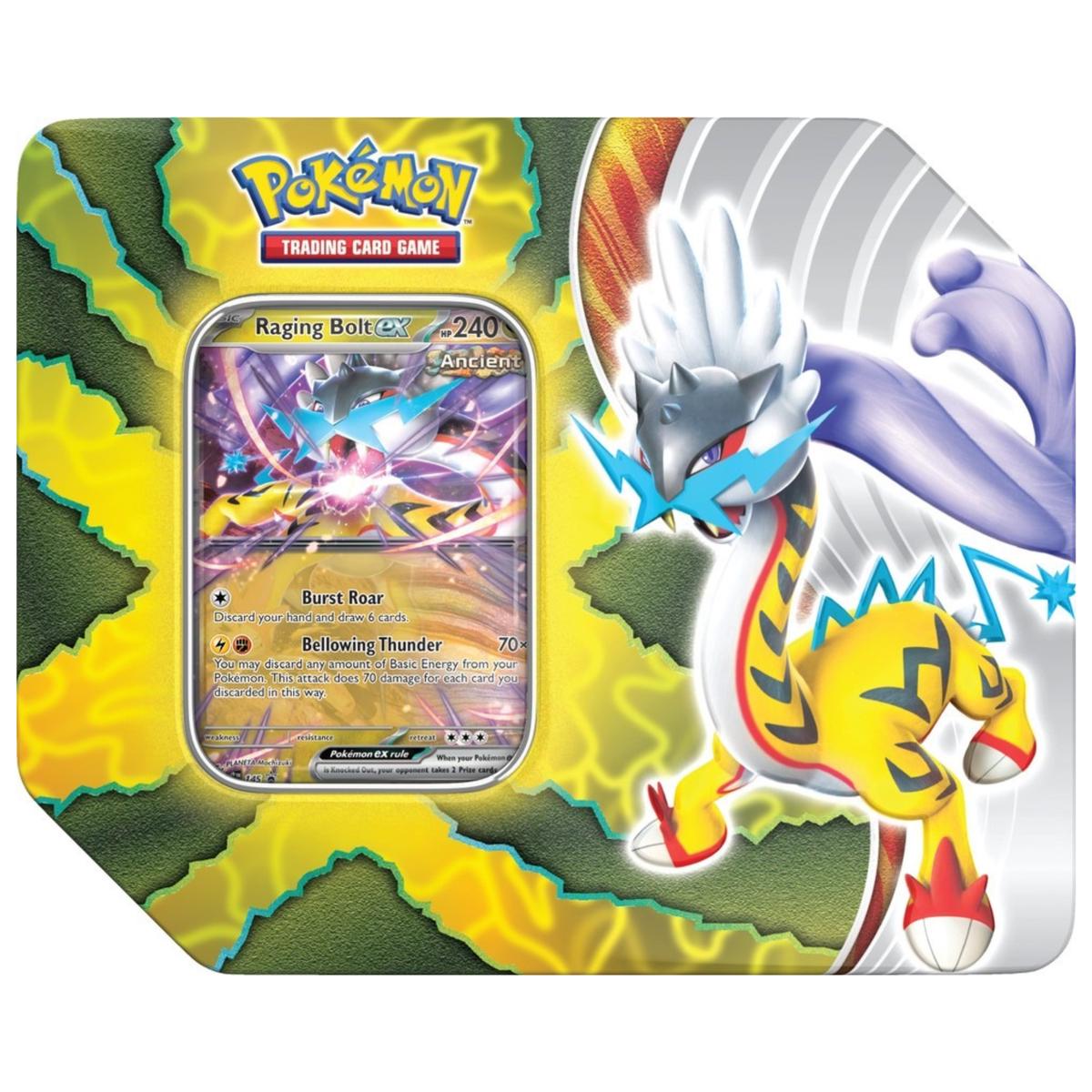 Pokmon TCG: Paradox Destinies Tin (Raging Bolt)