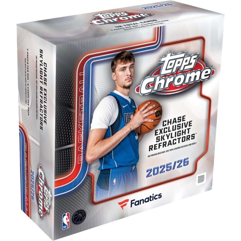 2025-26 Topps Chrome Basketball - Mega Box