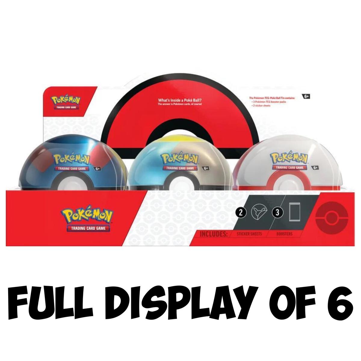 Pokmon 2024 Q4 Poke Ball Tin Display