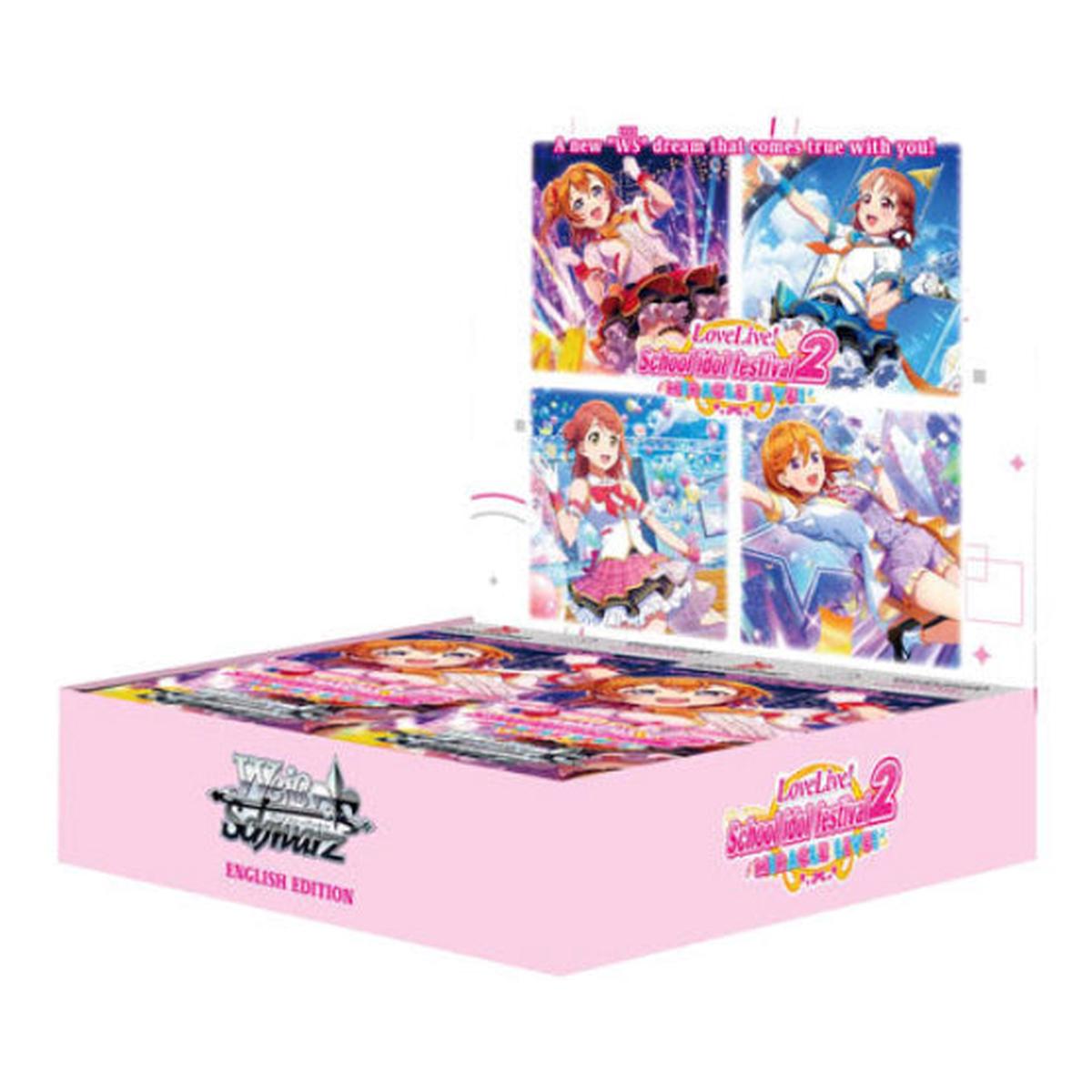 Weiss Schwarz Love Live School Idol Festival 2 MIRACLE LIVE! Booster Box