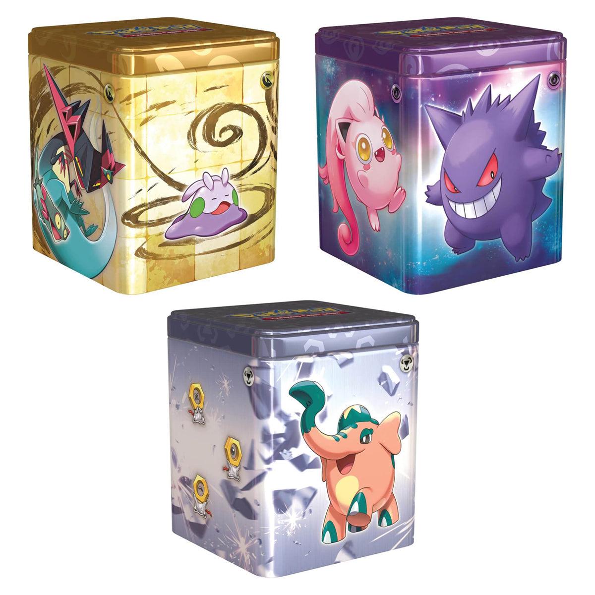 POKEMON TCG Stacking Tins Psychic/Metal/Dragon (Set of 3)